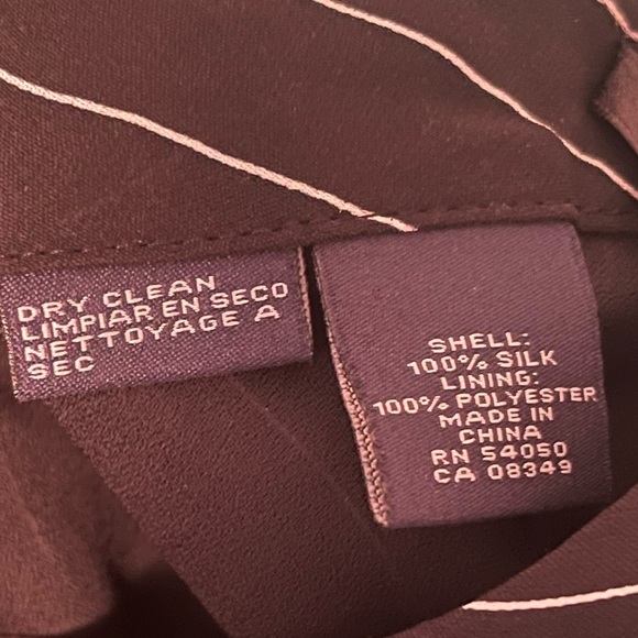 NWT AK Anne Klein Pin Striped skirt Sz 6 - Picture 5 of 5